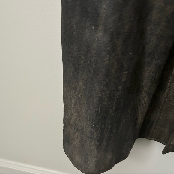 Vintage Wilson Leather Adventure Bond Leather Belted Trench Coat - Picture 8 of 10